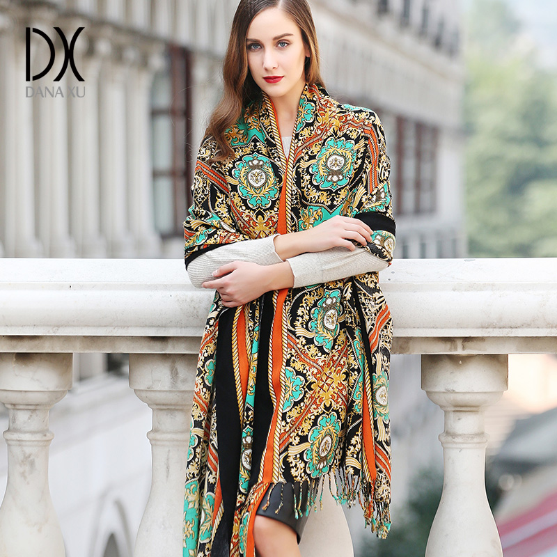 ผ้าคลุมไหล่ขนาดใหญ่ DANA XU ทำ - Pashmina Wrap Large บทวิจารณ์และราคา