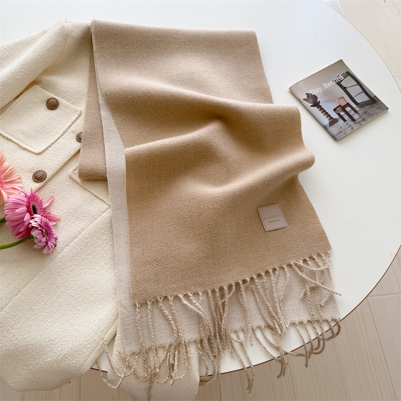 ผ้าพันคอแคชเมียร์เทียมสำหรับผู - Pashmina Wrap Large บทวิจารณ์และราคา